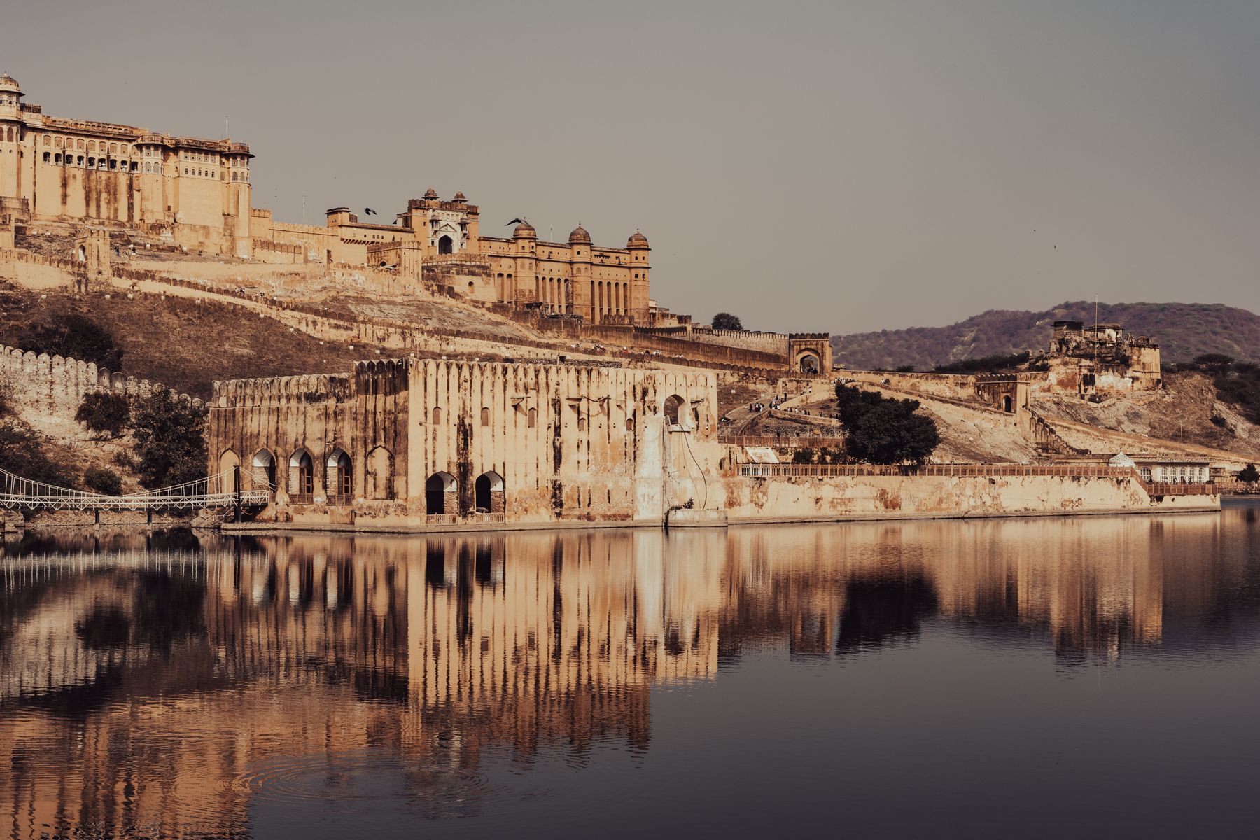 Amber Fort Reflected In Water